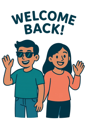 Welcome Back Illustration
